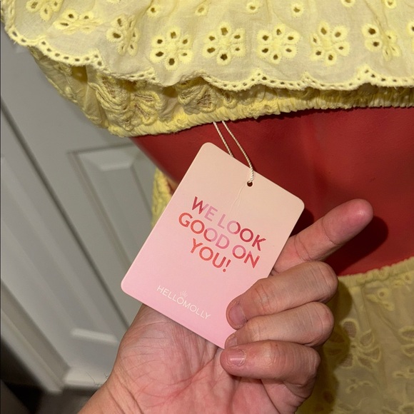 NWT Hello Molly eyelet maxi dress - Picture 5 of 6